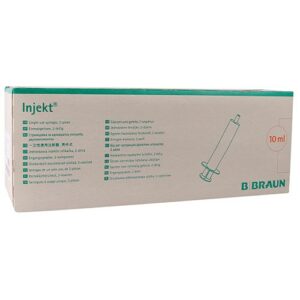 B Braun Injekt 10ml 2 Part Syringe Luer Slip X 100 - Click For Wellness